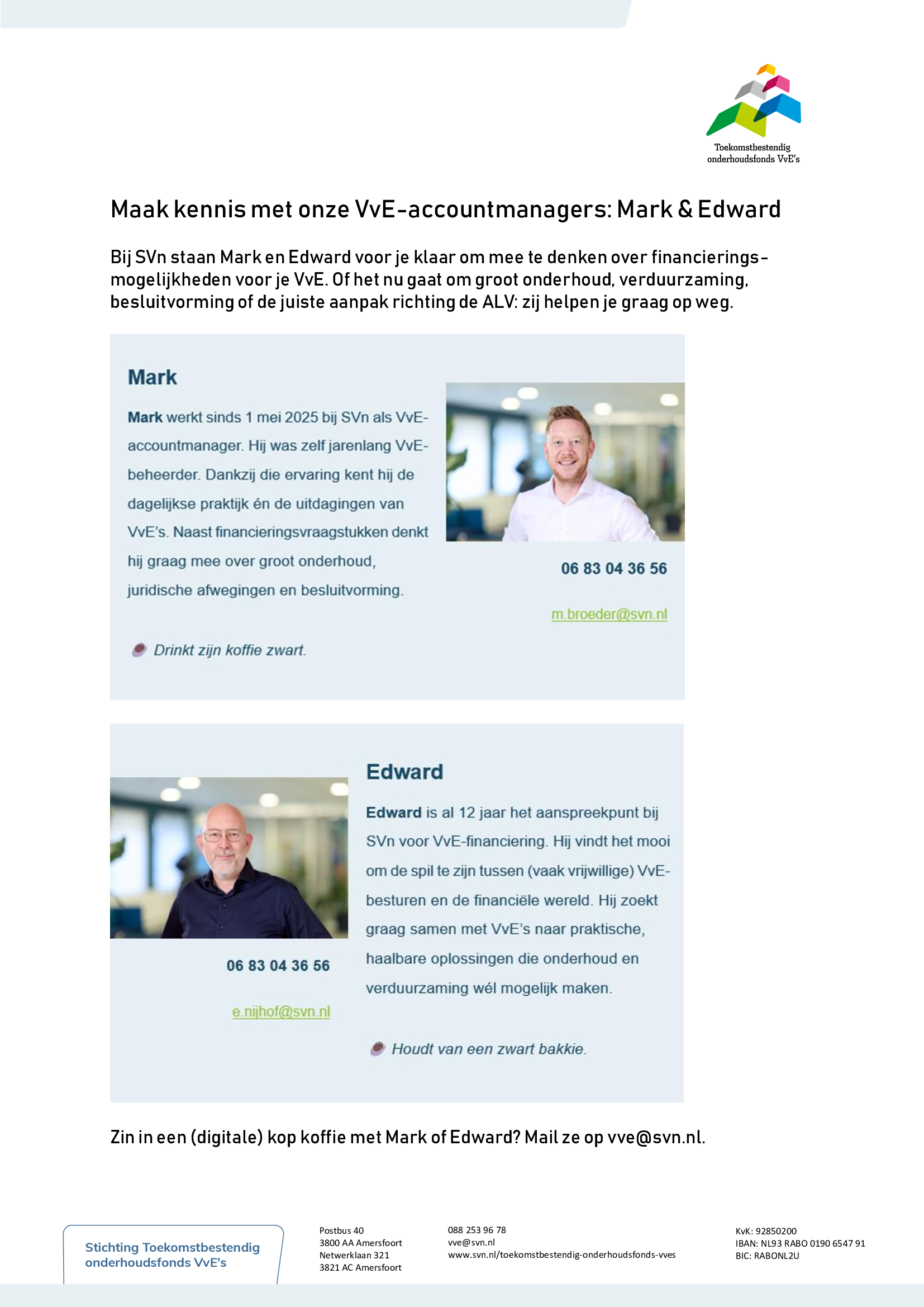 Toekomstbestendig Onderhoudsfonds Vve S Accountmanagers
