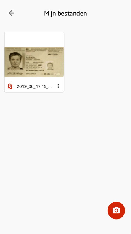 Voorbeeld hoe je bestanden samenvoegt met je Android mobiel