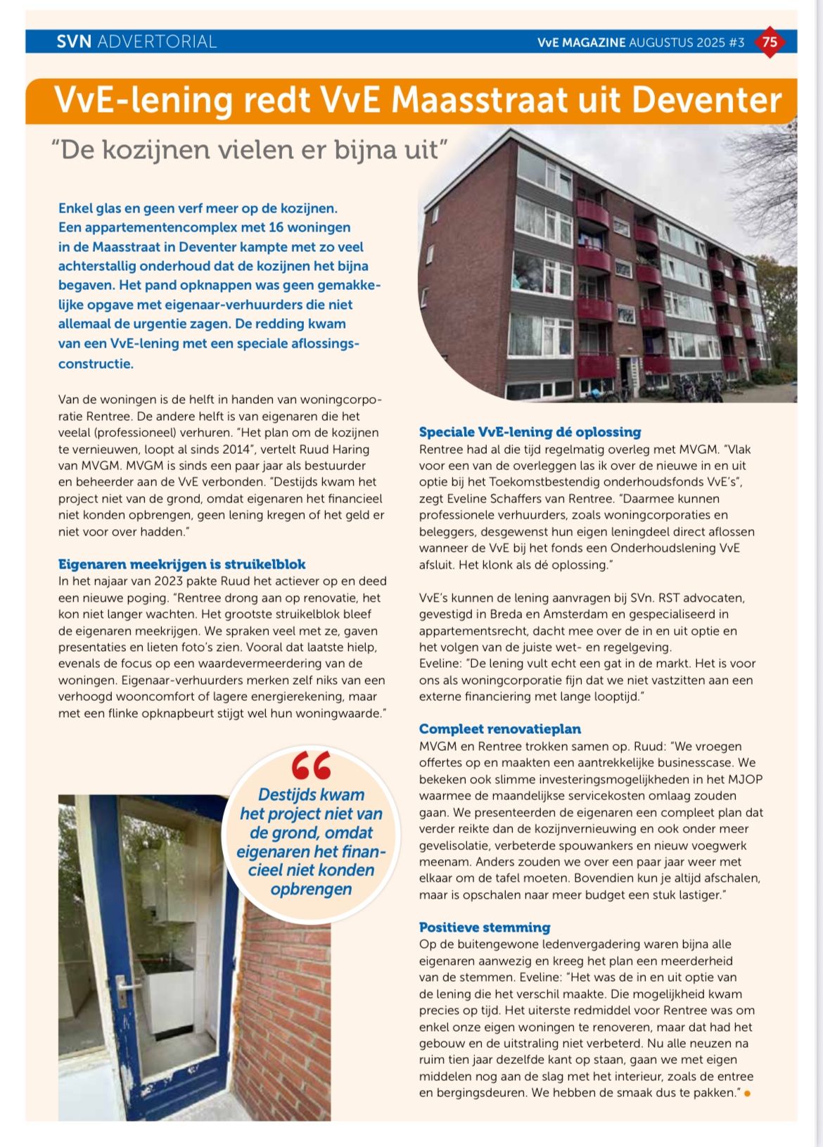 Artikel Vve Belang