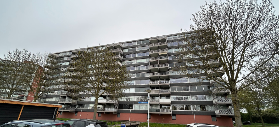 Zijaanzicht Van Een Groot Vve Complex In Papendrecht